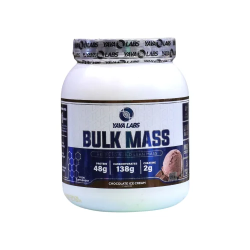 بولك ماس Yava Labs Bulk Mass – آيس كريم شوكولاتة (1.5kg)
