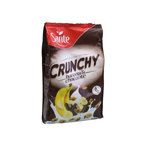 سانتي كرانشي Sante Crunchy – موز وشوكولاتة (350g)