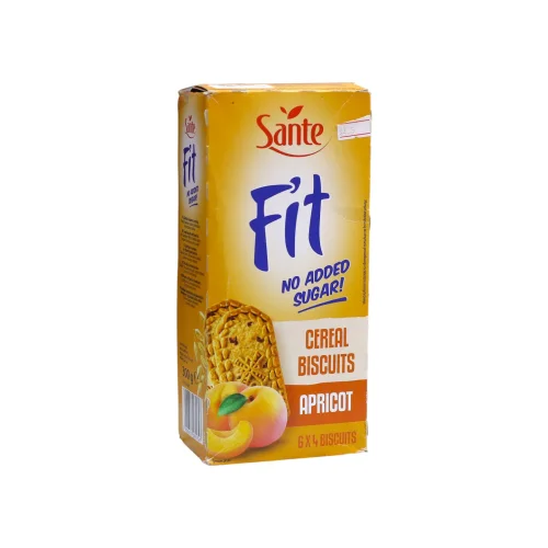 بسكويت الحبوب سانتي فيت Sante Fit Cereal Biscuits – مشمش (300g)