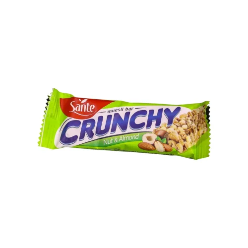 بار موسلي مقرمش بالمكسرات واللوز سنتي Sante Crunchy Muesli Bar – Nut & Almond