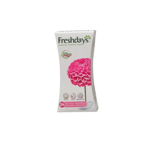 فوط نسائية يومية عادية معطرة فريش دايز Freshdays (عبوة 24 فوطة)
