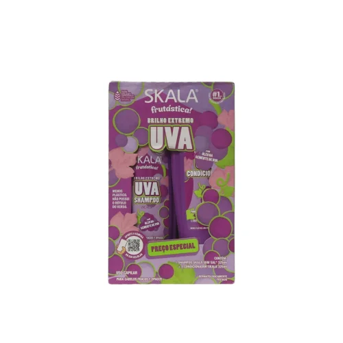 مجموعة العناية بالشعر بالعنب SKALA Frutástica Uva Kit – شامبو + بلسم (2 × 325ml)