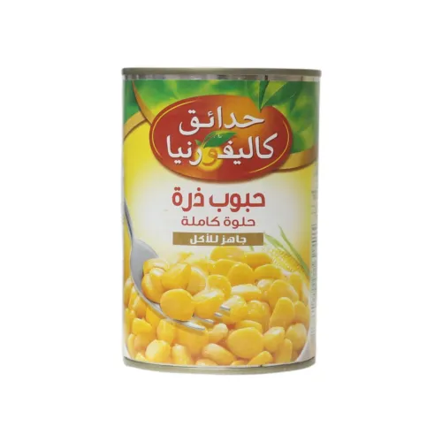 حبوب ذرة حلوة كاملة حدائق كاليفورنيا