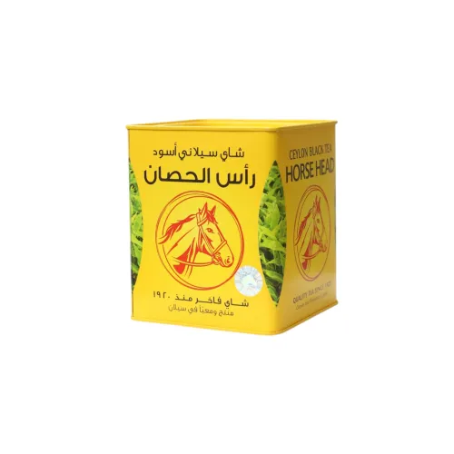 شاي سيلاني أسود - رأس الحصان علبة معدنية