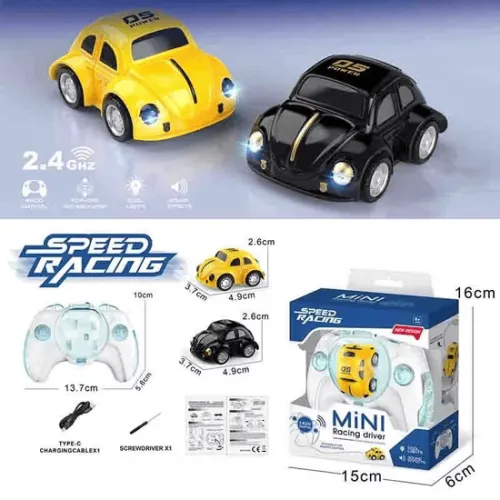 لعبة سيارة سباق صغيرة بالريموكنترول (Mini RC Car) - Speed Racing