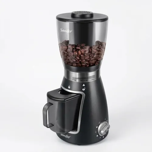 مطحنة قهوة بتروس مخروطية سونيفر SF-3546 - 200 واط