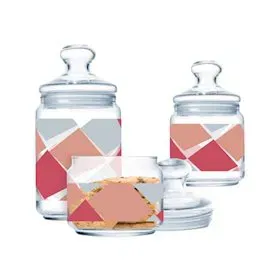 طقم مطربانات زجاجية لومينارك كارون نايت (3 قطع)