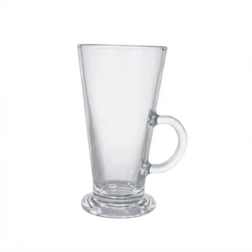 طقم أكواب موكا زجاجية من ديلي جلاس سعة 290 مل - 6 قطع (Deli Glass Mocha Cup)