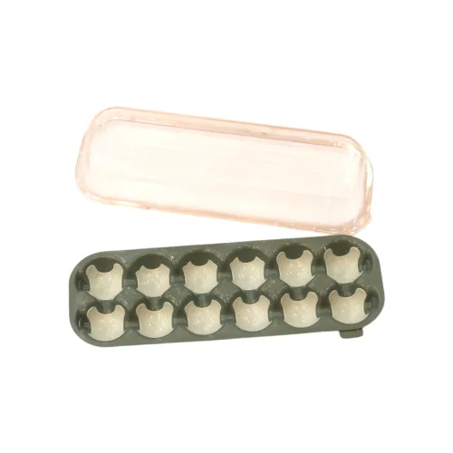 حافظة بيض بلاستيكية شفافة 12 خانة (Egg Saver Box 12 Slots)