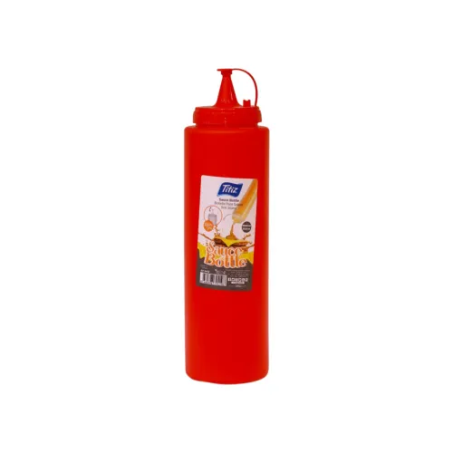 عبوة ضغط للصوص حمراء سعة 1000 مل (Titiz Sauce Bottle)