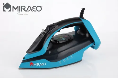 مكواة البخار الرقمية ميراكو (Miraco AK-500): قوة 3000 واط، شاشة لمس، وإضاءة LED