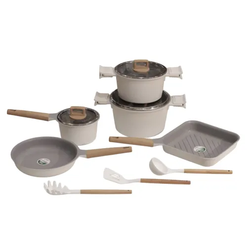 طقم أواني طهي ورخام كوك لوفر COOKLOVER Non-Stick Marble Cookware Set (متوفر كطقم متكامل أو قطع مفردة)