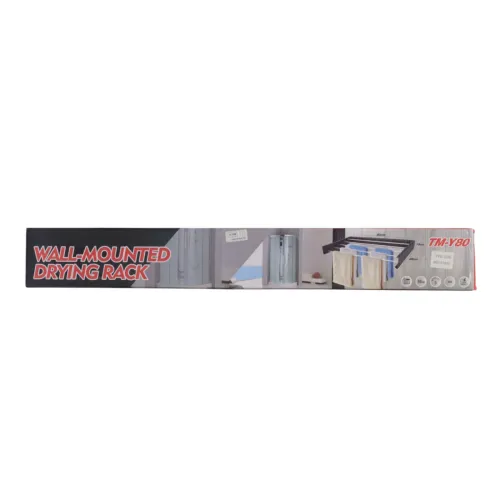 منشر غسيل جداري قابل للطي والتمدد Wall-Mounted Drying Rack (عرض 80 سم - موديل TM-Y80)